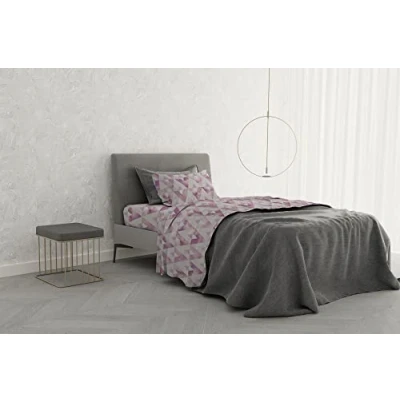 Afbeelding van Italian Bed Linen MB Home Basic &quot;Dafne&quot; Lakenset, Kinki, Eenpersoons