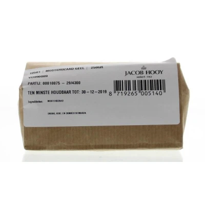 Afbeelding van Jacob Hooy Mosterdzaad Geel/wit, 250 gram