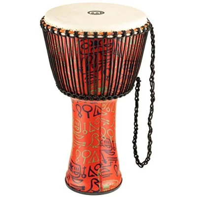 Afbeelding van Meinl PADJ1 Rope Tuned Travel Series Pharaoh&quot;;s Script 14 inch djembe