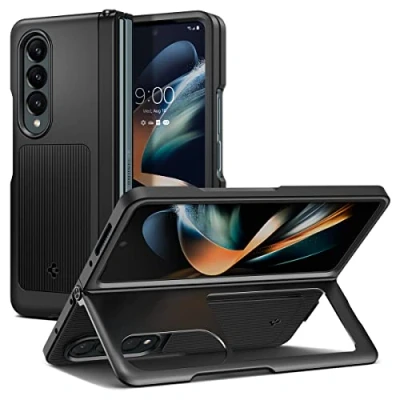 Afbeelding van Spigen Neo Hybrid S Case Compatibel met Samsung Galaxy Z Fold 4 5G hoesje Zwart