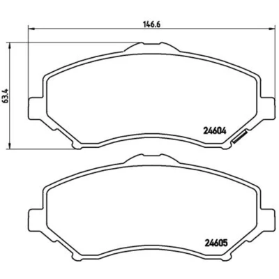 Afbeelding van Brembo Remblokset P 11 022
