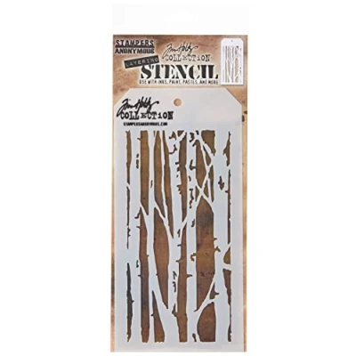 Afbeelding van Stampers Anonymous THS069 Tim Holtz gelaagde stencil, veelkleurig, 4,125 x 8,5 inch