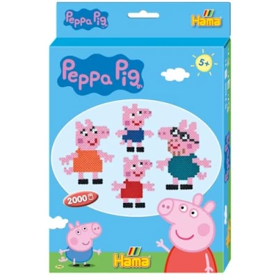 Afbeelding van Hama Set Strijkkralen 2000 Kralen Peppa Pig 7965