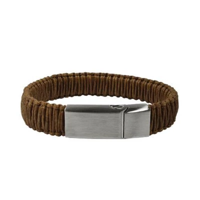 Afbeelding van As Armband Brown Cognac 18cm