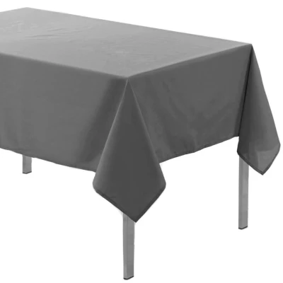 Afbeelding van Wicotex Tafellaken donkergrijs polyester 140 x 200 cm