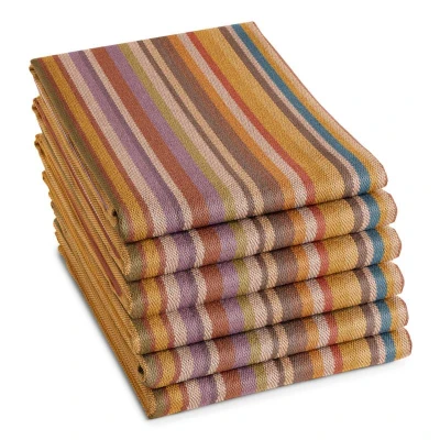 Afbeelding van Theedoek DDDDD Over the Rainbow Terra (set van 6)