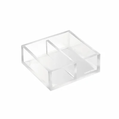 Afbeelding van RUSSELL+HAZEL kleine acryl bureau organizer 4 &quot;x 4&quot; x 1,5 &quot;