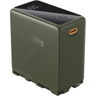 Afbeelding van SmallRig USB C oplaadbare camera batterij 4577 (Batterij), Stroomvoorziening voor de camera, Groen