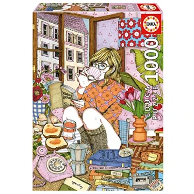 Afbeelding van EDUCA Puzzel 1000 stuks Time For Myself Ana Jarén