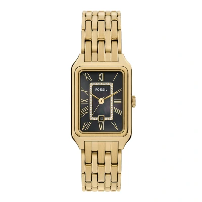Afbeelding van Fossil Dames horloge goudkleurig met band