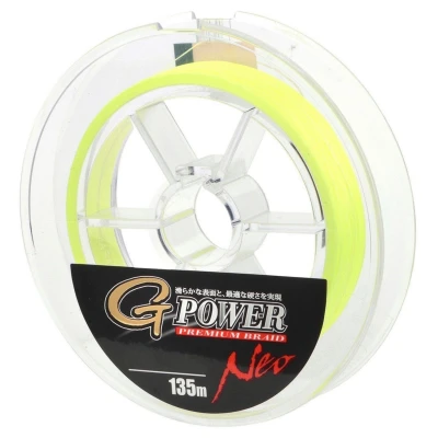 Afbeelding van Gamakatsu G Power Pr.Braid Yellow 0.12mm 135m Vislijn