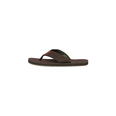 Afbeelding van Superdry FLIP Flops Teensandalen, Heren, Maat: 40, Dark brown Rubber/ textiel