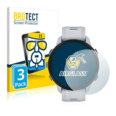 Afbeelding van BROTECT Glas Screen Protector voor Garmin Forerunner 955 Solar / (3 Stuks) Schermbeschermer [9H Hardheid, Beschermglas Folie niet Gehard Glas]