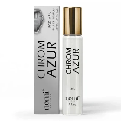 Afbeelding van Nomi Perfume Voor heren, 33 ml, (CHROME AZUR) eau de parfum met 20% geuroliën, citrusnoten &amp; mannelijke elegantie, langdurige geur