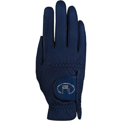 Afbeelding van Roeckl Handschoenen Lisboa Roeck grip Swarovski Marine 7