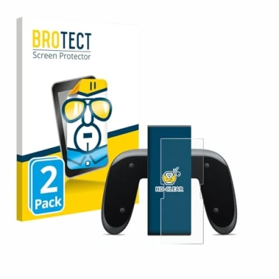 Afbeelding van BROTECT Screenprotector voor Nintendo Switch 2 Joy Con Holder Folie Beschermfolie transparant (2 Stuks)