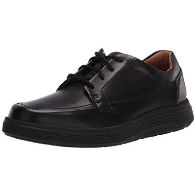 Afbeelding van Veterschoen Clarks Men Un Abode Ease Black Leather Schoenmaat 42
