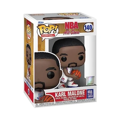 Afbeelding van NBA Legends POP N 140 Karl Malone (White All Star Uni 1993)