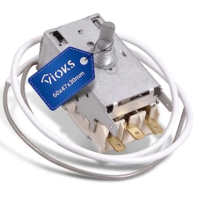 Afbeelding van VIOKS Thermostaat koelkast vervanging voor Ranco K59 l2622 600 mm capillaire buis 3 x 4,8 Küppersbusch Liebherr koelkast/Miele koelkast/AEG onderdelen Electrolux AMP VG