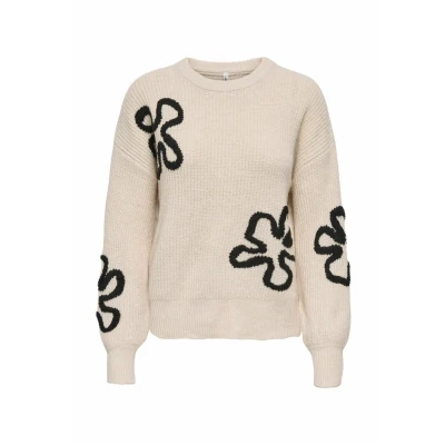 Afbeelding van ONLY Onldaisy Trui, Dames, Maat: Large, Pumice stone