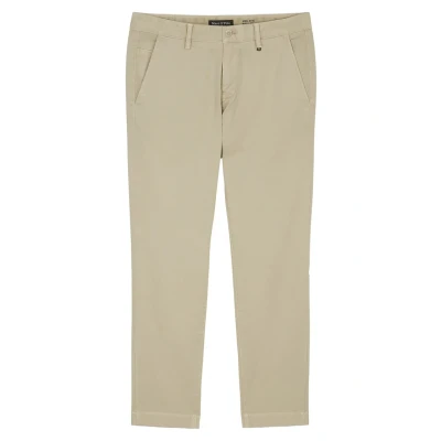 Afbeelding van Marc O&#039;Polo heren Stig tapered fit chino met stretch in de kleur Khaki, maat: W29/L32