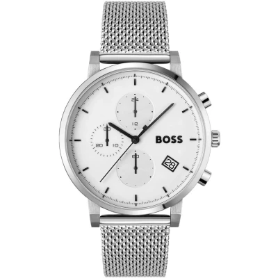 Afbeelding van Boss Integrity 1513933 Horloge Staal Zilverkleurig Ø 43 mm