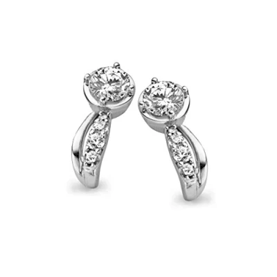 Afbeelding van Orphelia Oorbel Zirconium Sterling Zilver 925