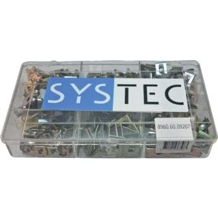 Afbeelding van SYSTEC assortimentsdoos speednutten geel verzinkt 9 maten (368 delig)
