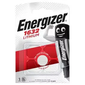 Afbeelding van Knoopcel batterij CR1632 Energizer (Lithium, 3 V)