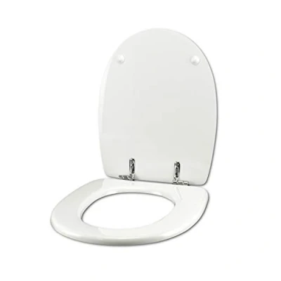 Afbeelding van Wc bril voor Geberit Sphinx Milano, wit, scharnier chroom normaal of soft close