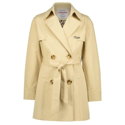 Afbeelding van Vingino meiden JAS5847 Jas Tuva Creamy beige Maat 110