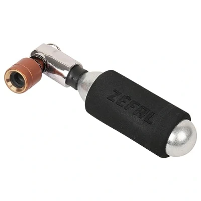Afbeelding van ZEFAL EZ Big Shot CO² pomp + CO2 patroon, 16 g, compact, licht, snel en moeiteloos pomp, zwart zilver