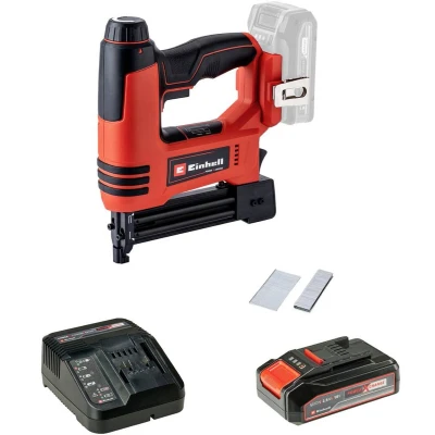 Afbeelding van Einhell TE CN 18 Li Power X Change + 2,5 Ah Kit 4257791 Accuspijkerpistool Lengte nieten 10 22 mm Incl. accu, lader