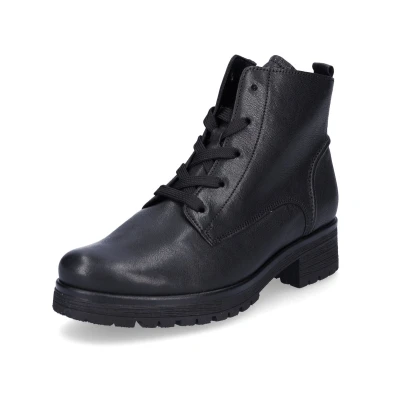 Afbeelding van Gabor Comfort Elegante Veterboots, Dames, Maat: 38, Schwarz mel Leer