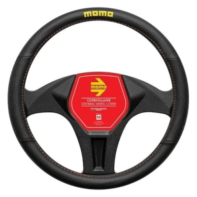 Afbeelding van Stuurhoes Momo MOMLSWC0LAPBR Zwart/Rood Ø 38 39 cm