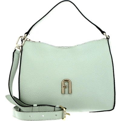 Afbeelding van FURLA Leren Handtas Schoudertas Primula Top Handle Felce Mintgroen