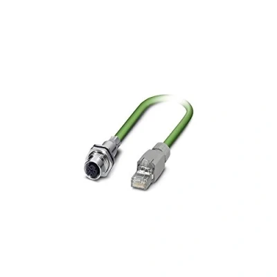 Afbeelding van Phoenix Contact 1404368 M12 / RJ45 Netwerkkabel, patchkabel CAT 5, 5e SF/UTP 1.00 m Groen 1 stuk(s)