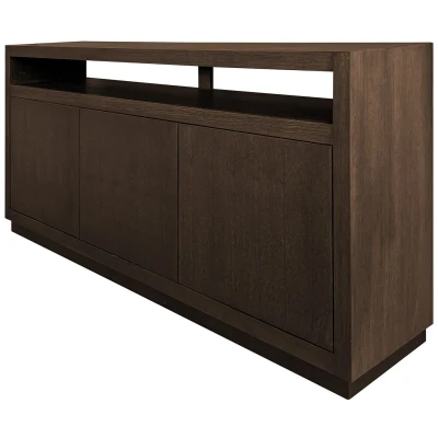 Afbeelding van Richmond Interiors Dressoir Oakura 3 deuren Bruin