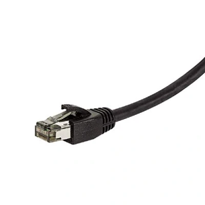 Afbeelding van CAT8.1 S/FTP PIMF LSZH 0.5M Zwart Netwerkkabel Computerkabel Kabel
