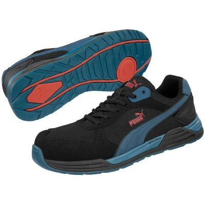 Afbeelding van Puma Frontside Zwart/Blue Laag S1P 644660 Zwart/Blauw 41