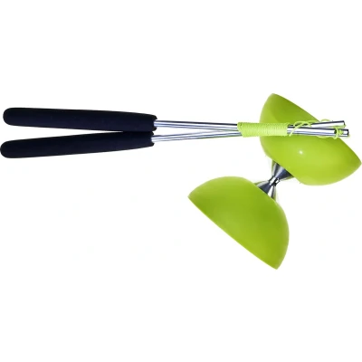Afbeelding van Acrobat diabolo 105 rubber aluminium 12 x 10,5 cm groen