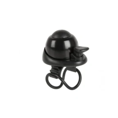 Afbeelding van M Wave Mini bel, zwart met rubberen ring
