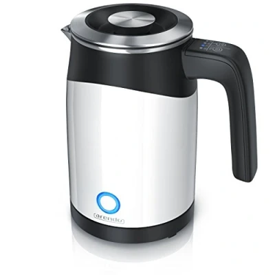 Afbeelding van Arendo 0,5 l roestvrijstalen waterkoker met temperatuurinstelling in dubbelwandig design watervulhoeveelheid 5 temperatuurstanden instelbaar Warmhoudfunctie Energiebesparend