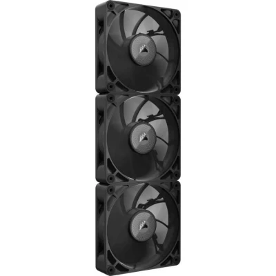 Afbeelding van CORSAIR iCUE LINK RX120 MAX 120mm PWM Dikke Fans met Systeemhub Hoge Statische Druk Vloeibaar Kristal Polymeer Magnetic Dome Lager Drievoudige Ventilatorset Zwart