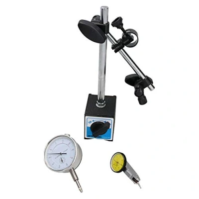 Afbeelding van AB Tools Hendel &amp; Plunger Metrische Dial Test Indicatoren Magnetische Base DTI Gauge Klok