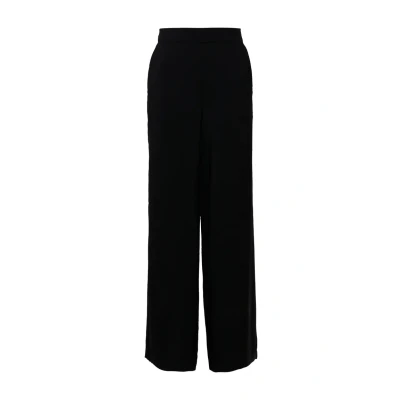 Afbeelding van s.Oliver WIDE IM MIT Elastikbund Broek, Dames, Maat: 38, Schwarz