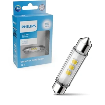 Afbeelding van Philips Ultinon Pro7000 Led offitter, 4000 K, warmwit, 43 mm, 12 V, actuele versie
