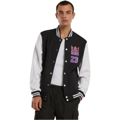 Afbeelding van Mister Tee Haile THE KING Bomberjacks, Heren, Maat: XXL, Blk wht