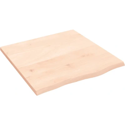 Afbeelding van Wastafelblad 60x60x2 cm onbehandeld massief hout