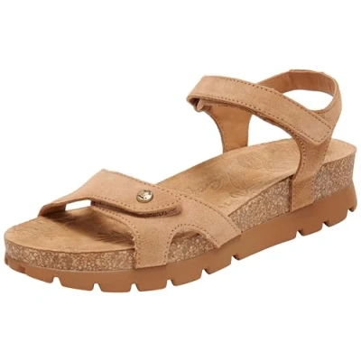 Afbeelding van Panama Jack Sulia Basics dames sandaal Cognac Maat 40